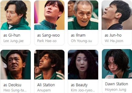 squid game season1 cast