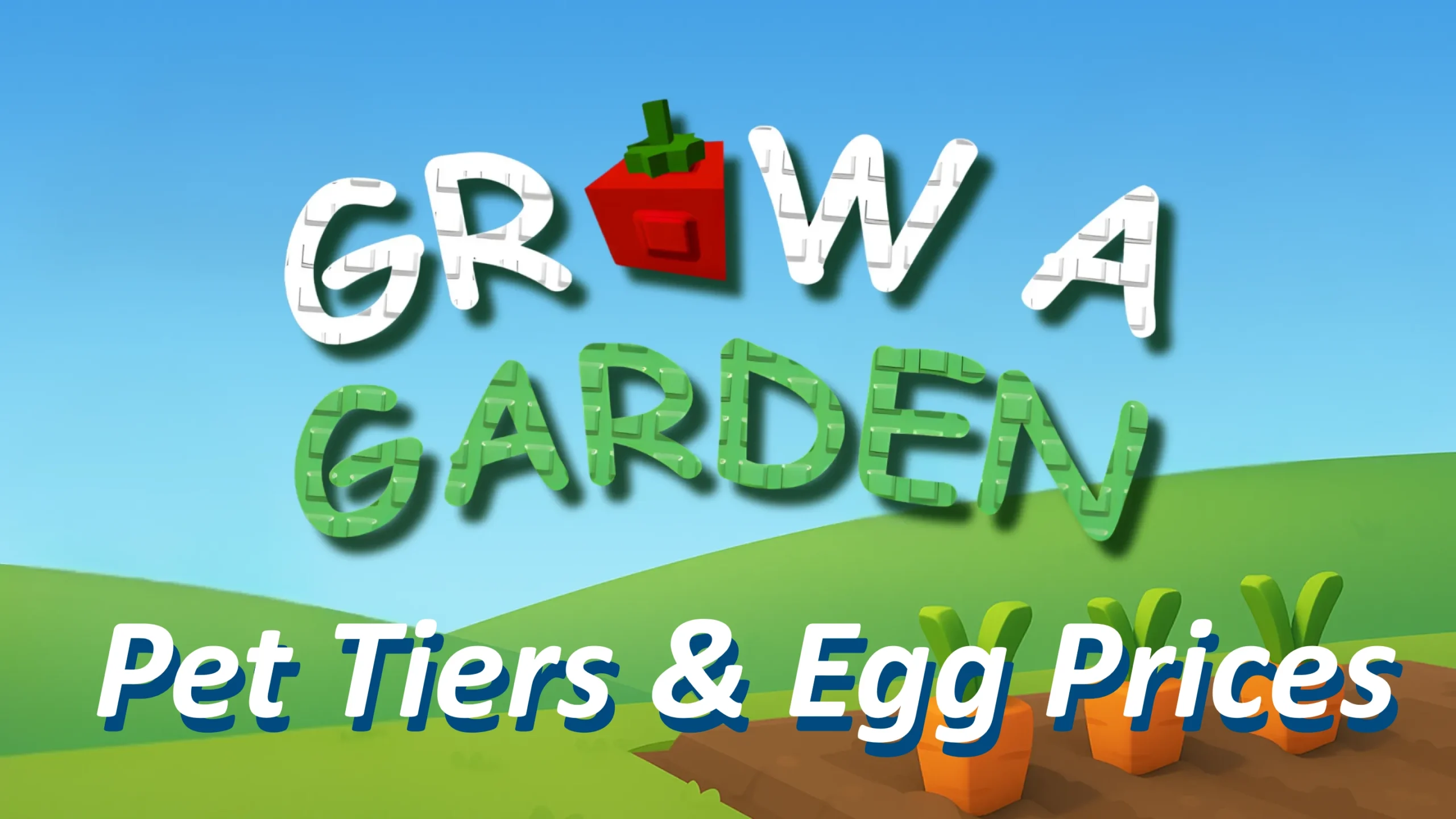 Roblox Grow a Garden Pet Tiers & Egg Prices