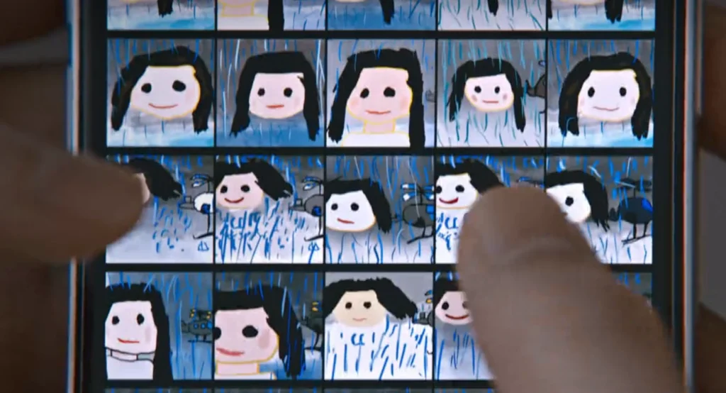 Netfilx Movie The Great Flood Ending Explained review (cast & location) Anna realizing that the experiment was being repeated.