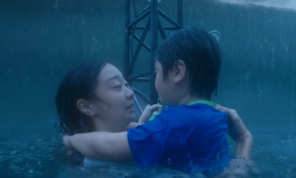 Netfilx Movie The Great Flood Ending Explained review (cast & location) Netflix’s The Great Flood ending: Anna, the experimental subject, escapes the Matrix and goes to Jain after awakening her maternal love.