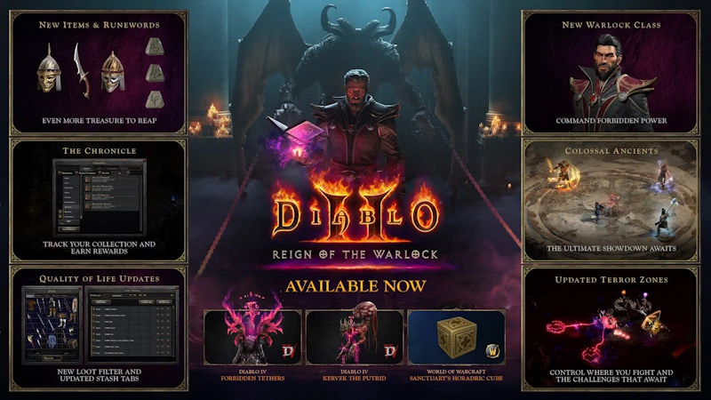 Diablo 2's New Character Update in 25 Years 'Warlock' Diablo 2's New Character in 25 Years 'Warlock'